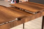 Hanah Home Mesa de Comedor Extensible Trend Barok Nogal y Marrón
